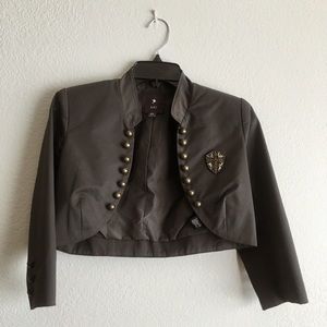 XXI Embroidered Cropped Jacket